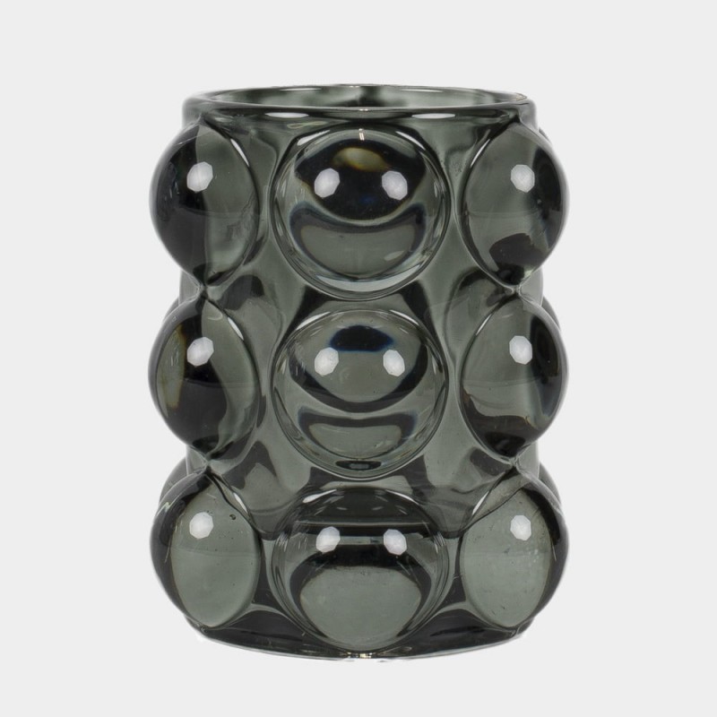 CANDLE HOLDER BUBA GREY - CANDLE HOLDERS, CANDLES